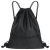 SWKJ Drawstring Bag, Large PE Bag Drawstring Gym Bag with