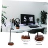 jojofuny Solid Wood Headphone Rack Simple Headset Display Holder for