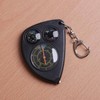 Portable compass and thermometer keychain Leisure goods