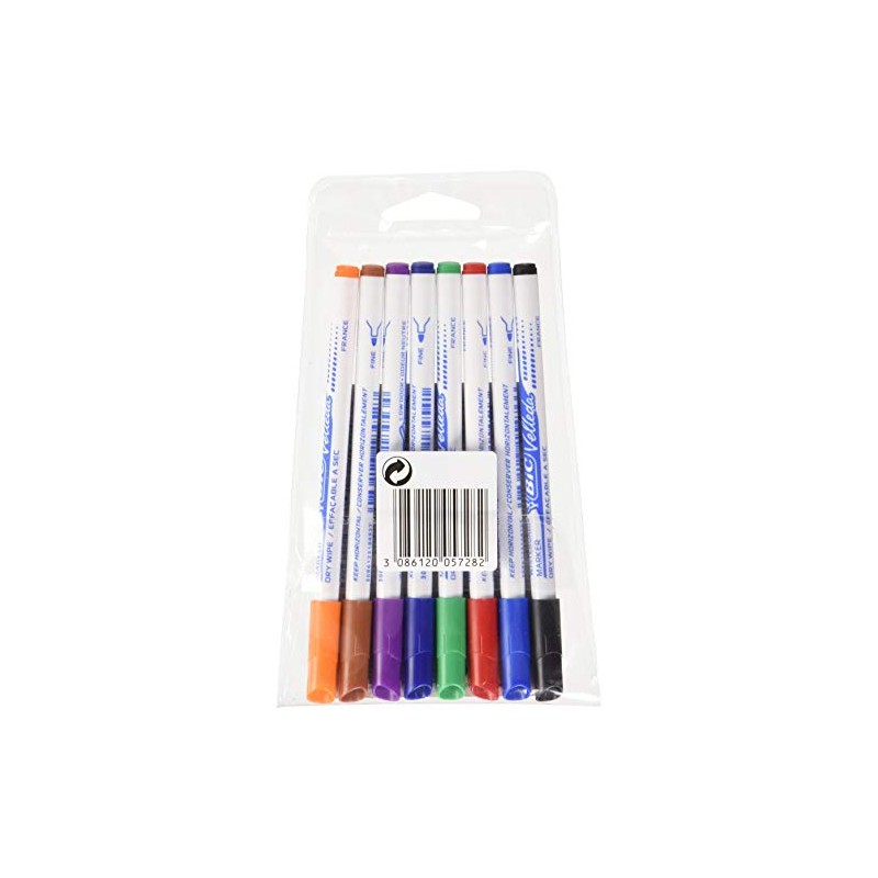 Bic Velleda 1721 Whiteboard Pens Fine Bullet Nib - Assorted