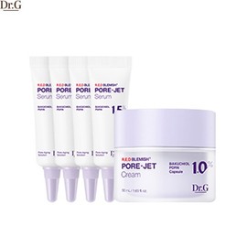DR.G Red Blemish Bacuchiol Pore-Jet Cream + Serum Set 5items