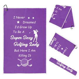 Yeeaulpa Golfing Accessories,Golf Towels Absorbent,Golf Lovers Presents for Men,Fathers Day Golfs Gifts,Secret Santa Gifts for Men Golfs