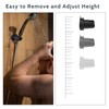 Shower Head Holder Removable Wall Mount Holder with Vacuum Suction