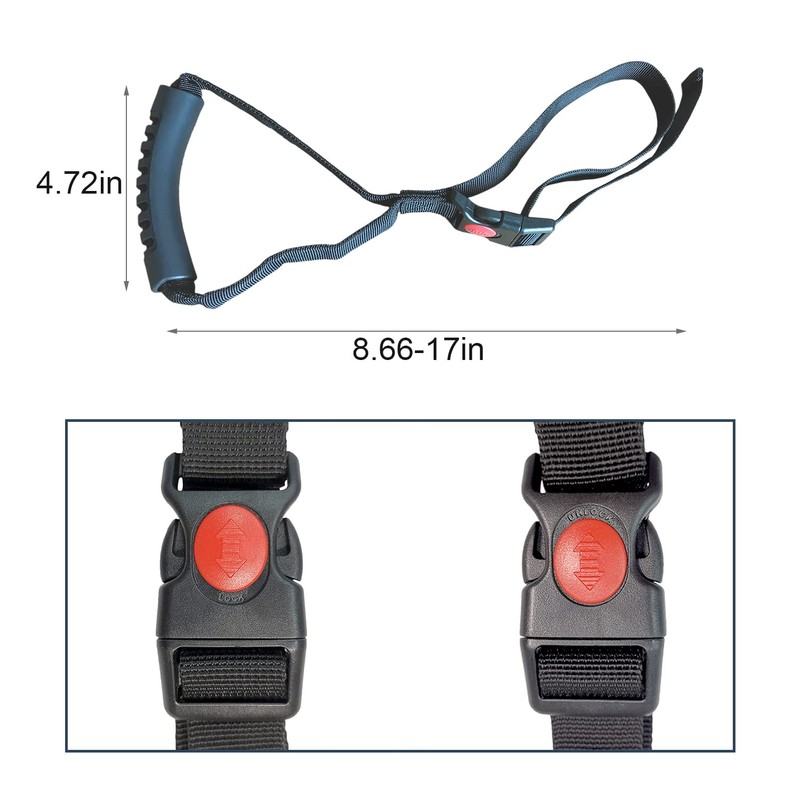 Valorcielo Auto Cane Portable Vehicle Support Handle, Standing Aid Safety