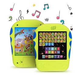 Spanish Learning Tablet for Kids - Bilingual Toy for Toddlers to Learn Spanish ABC, Numbers, Spelling, “Where is?” Game, Melodies, Animals and Sounds - 3 Years and Up