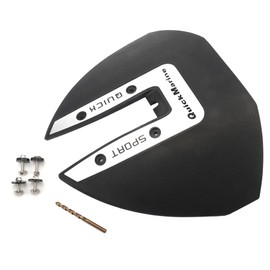 QuickMarine Whale Tail Hydrofoil Stabilizer for Marine 40-300 HP Outboard Motors and Most Sterndrive Engines Silver