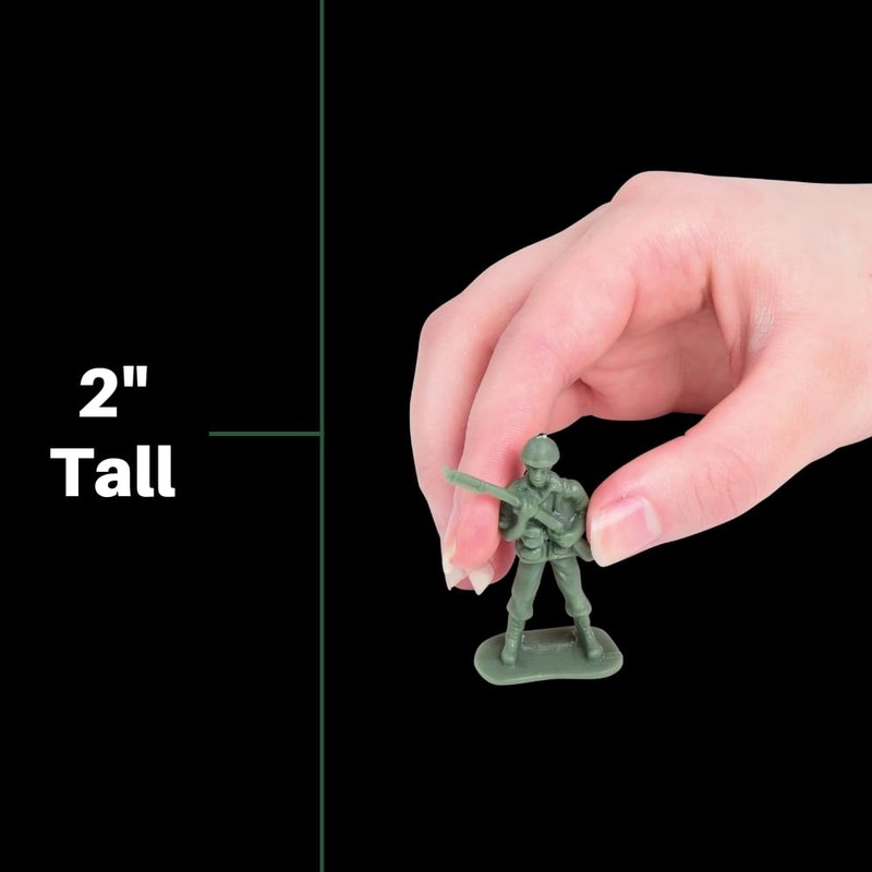 U. S. Toy Green Army Men Toy Soldiers Set, Classic