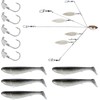 YUM Scottsboro Swimbait 3" Kit Rainbow Shad 3"
