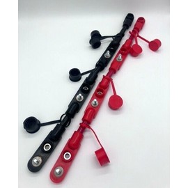 Deka/East Penn 1 Black NEG 1 Red POS Overmolded 4 Battery Cable Harness Freightliner Sterling