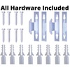 Blu-Pier Tech Heavy Duty Single Rod Standard White 28"-48" Adjustable