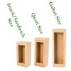Lipper International Bamboo Storage Bag Organizer Holder and Dispenser for