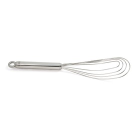 Norpro 9-Inch Krona Stainless Steel Flat Whisk, Silver