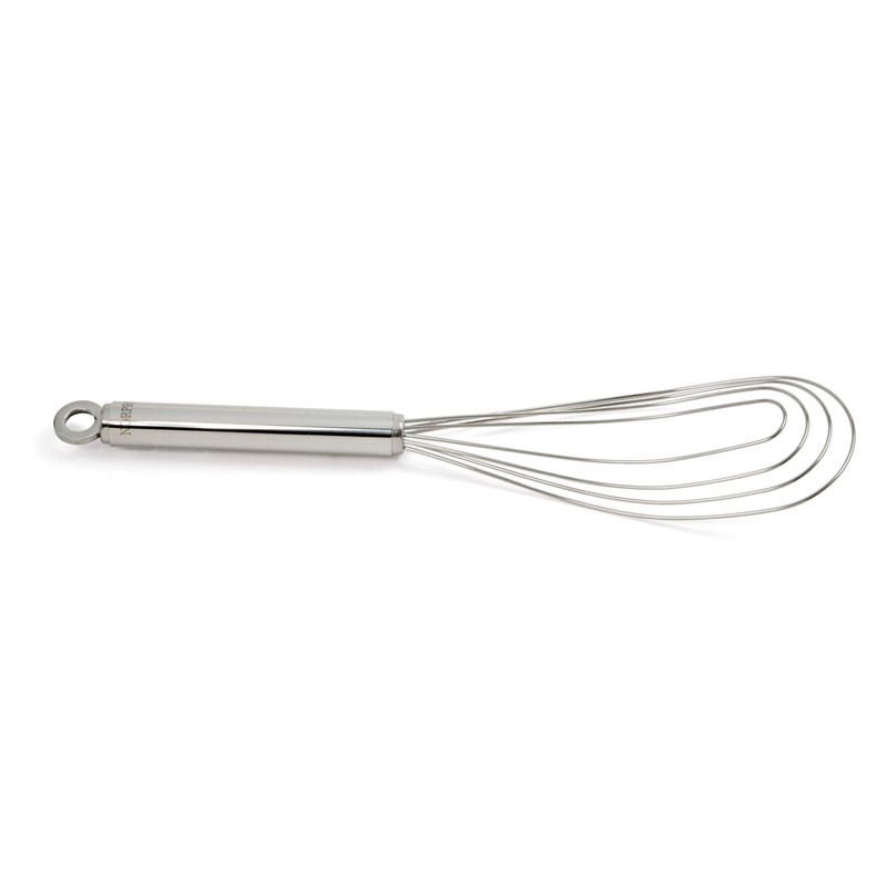 Norpro 9-Inch Krona Stainless Steel Flat Whisk, Silver