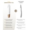 Sonic Dermaplane Razor for Women Face: Dermaplaning Tool with 8