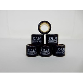 DLH RACING PERFORMANCE VARIATOR ROLLER WEIGHTS (16 X 13) FOR 50cc - 100cc QMB139 MOTORS GY6 STORE (7 GRAM)