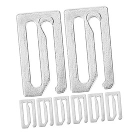 WOONEKY 8pcs Metal Barber Cape Clips for Haircutting Salon Cape Buckles Comfortable and Easy Fastening Accessories for Hair Styling and Dyeing