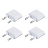 European Conversion Plug, C Type, Set of 4, Compatible with