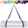 TECEUM [New 2025] Yoga Mat Strap – Purple Blue –