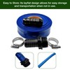 Ultimate Layflat Discharge Hose Pipe Set - 10m x 25mm