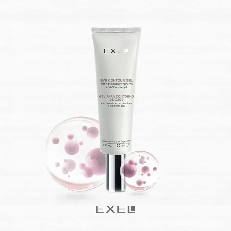Gel Contorno de Ojos Exel Basics con Aloe Vera y