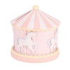 Carousel Money Bank Box Resin - Pink