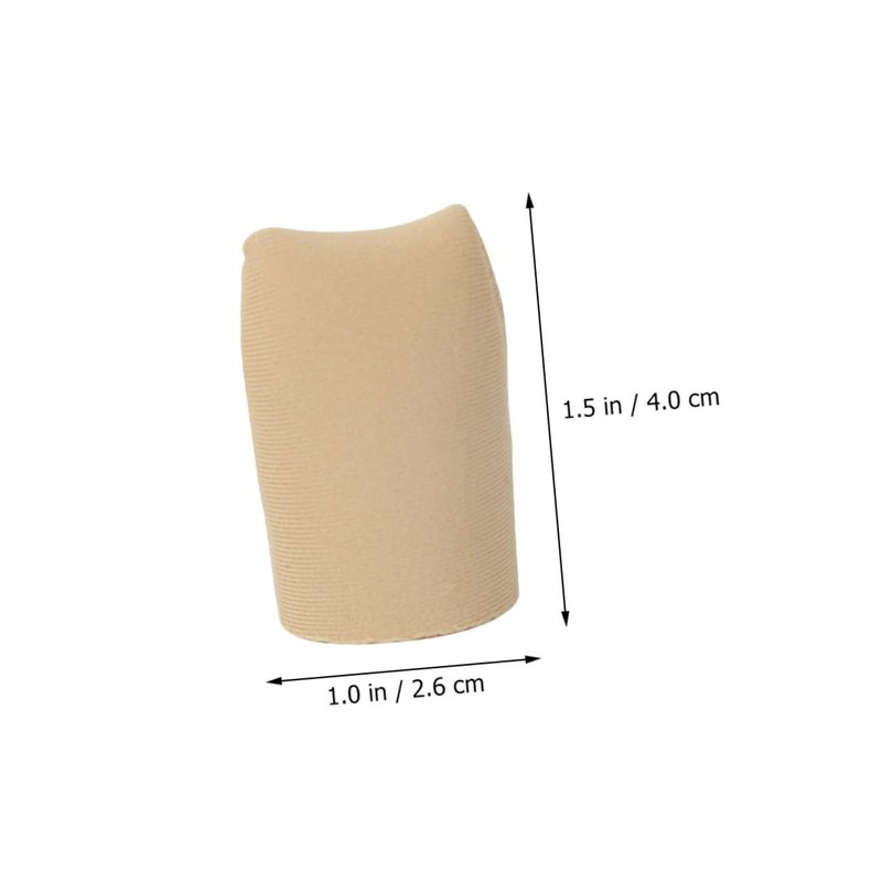 LALAFINA Toe Sleeves Gel Lining Toe Protective Covers for Sports