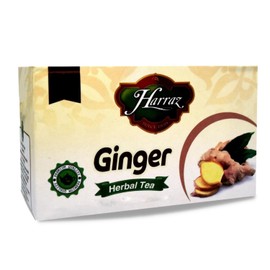 bonballoon Harraz Natural Drink Herbal Ginger Herbal Tea Bags Herbs Herb Herbal Non Gmo No Additives No Artificial Coloring Kosher Halal (1 Pack = 25 Tea Bag) حراز زنجبيل حلال
