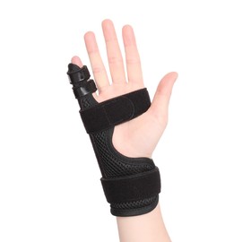 joingood Finger Splint Small Finger, Wrist Splint Small Finger, Boxer Fracture Splint, Adjustable Splint Pinky for Broken Fingers, Tendonitis, Fits Left and Right Hand (S)