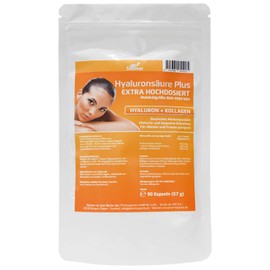 Steiner Hyaluronic Acid Collagen 500mg Hyaluronic Collagen 90 Capsules