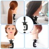 YOUNGSAY Set of 3 Practice Head Holder, Adjustable Doll Head