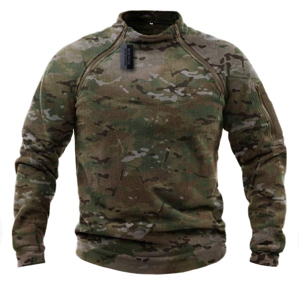 ZAPT Tactical Fleece Jacket Military Polartec Thermal Pro Thick Warm