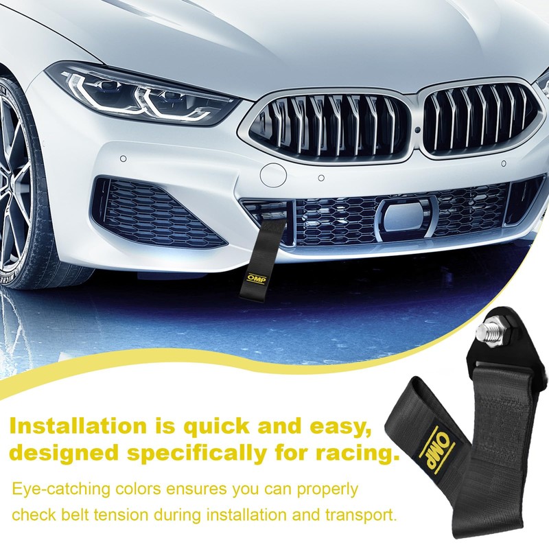 GD HUA Pack of 2 Tow Ropes for Racing Cars,