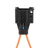 X AUTOHAUX Automobile Fiber Optical Optic Loop Cable Bypass Connector