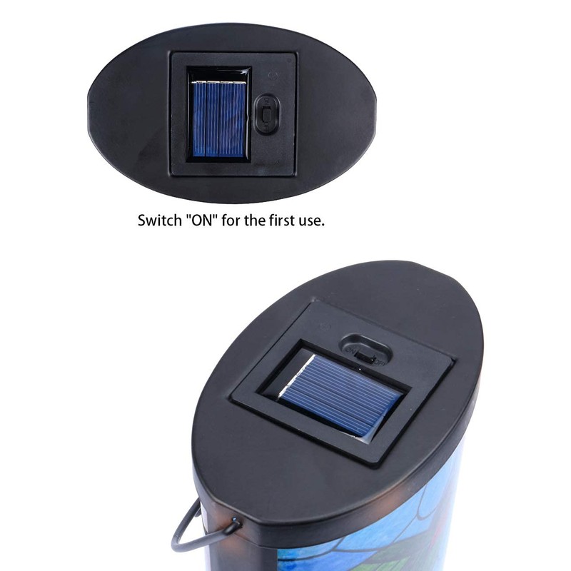 Hanging Solar Lantern Outdoor Decorative Waterproof LED Solar Hummingbird Lights