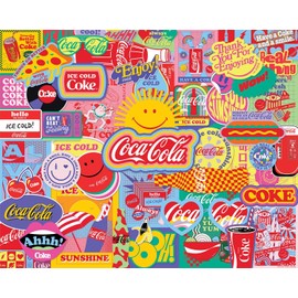 Springbok Coca-Cola Pop Art 1000 Piece Jigsaw Puzzle for Adults - Unique Cut Pieces - Made in USA