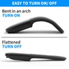 Foldable Mouse Bluetooth Folding Wireless Mice with Touch Panel-Black