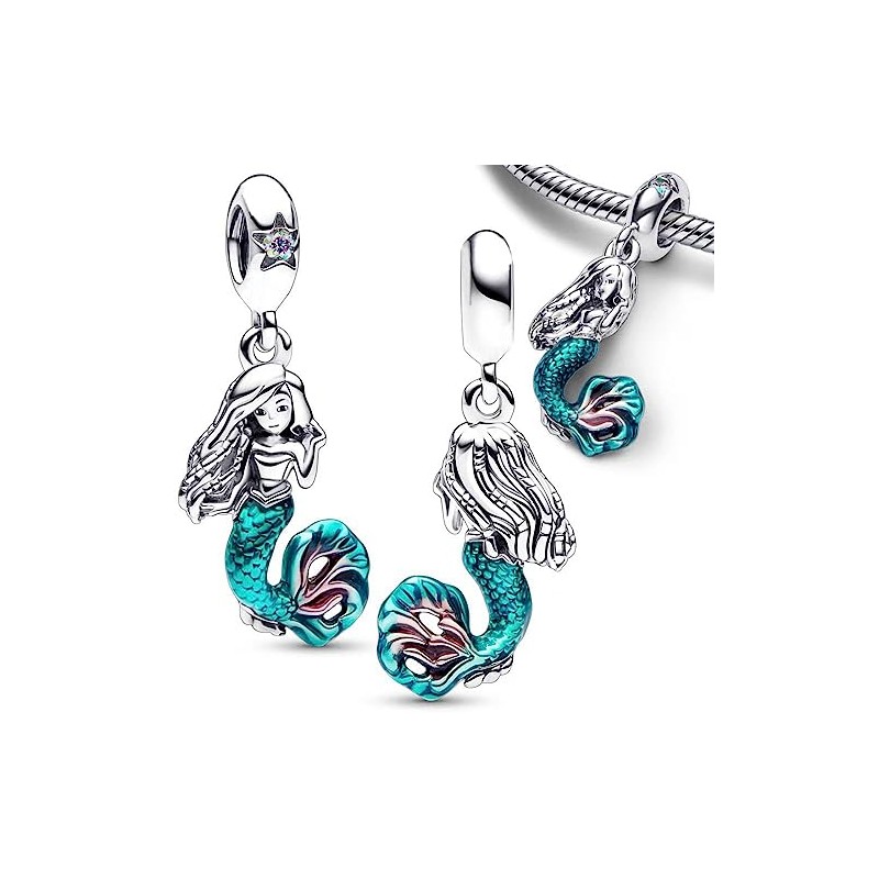 Wedanor Charm Family Heart Animal Charm Pendant 925 Sterling Silver