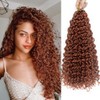 ENBEAUTIFUL 18 Inch 8 Packs Curly Crochet Hair Beach Curl