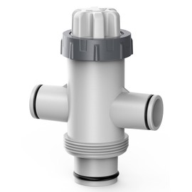 Deeroll Dual Split Hose Plunger Valve - Swimming Pool Accessories Replacement Plunger Valve with Dual Inlets (1 Pack-New)