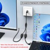 ukiism Ethernet Splitter 1 to 2, RJ45 Internet LAN Network