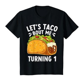 Kids Funny 1st Birthday Taco 1 Years Old Boys Girls Kids T-Shirt