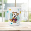 Trötsch BOBO Siebenschläfer Kindertasse blau Geschenktasse aus Porzellan: Kindergeschirr Tasse