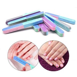 Colorful Nail Art DIY 7-Step Nail Buffer / 알록달록 네일아트 셀프 관리 7단계 네일 버퍼