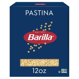 Barilla Pastina & Jumbo Shells Pasta Bundle with 5-in-1 Measuring Spoon – 12 oz. Boxes – Non-GMO, Kosher Certified – Italian Pasta Variety Pack