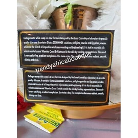LUXE COSTMETICS Collagen Extra WHITE SOAP.  Anti-aging, Anti-aging Stretch Marks👌200g X 1 Sale