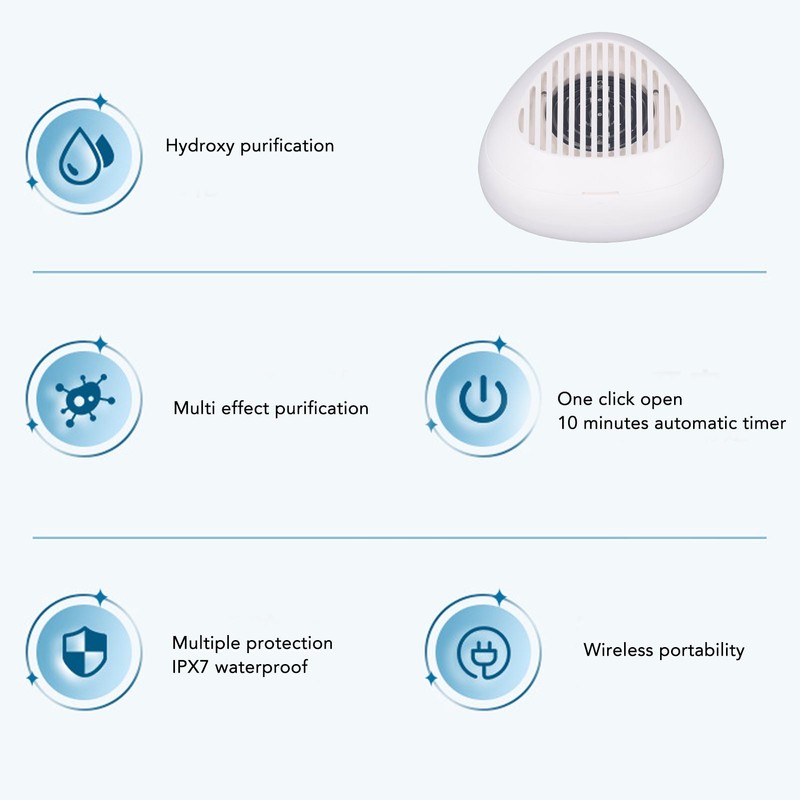 Fruit Vegetable Purifier Intelligent Portable Fruit Vegetable Cleaner Device for