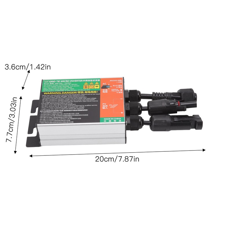 GMI Grid Tie Micro Inversor Solar PV Aluminum Alloy IP55