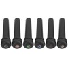 6pcs Ebony Acoustic Guitar Pins Pegs Guitar Parts Replacement Tool