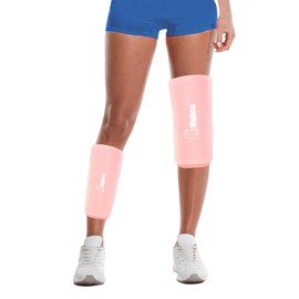 Pack of 1,Elbow Gel Ice Packs Sleeve for Knee, Elbow, Ankle,Calf Hot & Cold Compression,360° Coverage Gel Pack Injury Ice Cold Wrap for Sprains, Arthritis, Elbow Pain, Tendonitis (Pink, L)