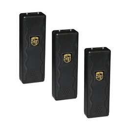SAFETY TECHNOLOGY SAL Black 95000 Volt Stun Gun with Alarm and Flashlight - Lot of 3 as Shown